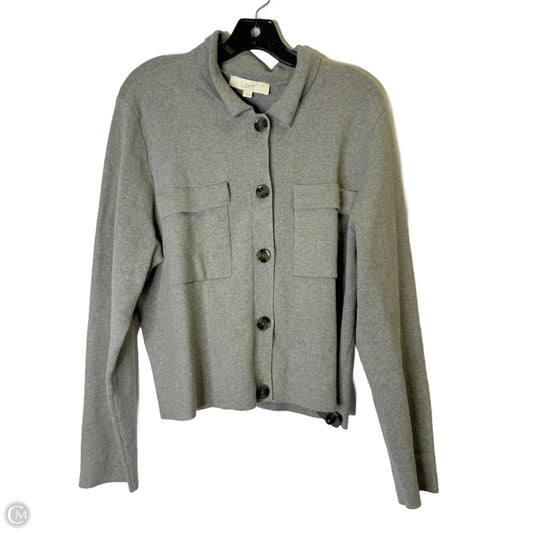 Cardigan By Loft In Grey, Size: Xl