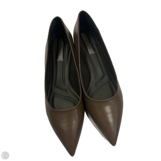 Shoes Heels Block By Franco Sarto In Brown, Size: 8