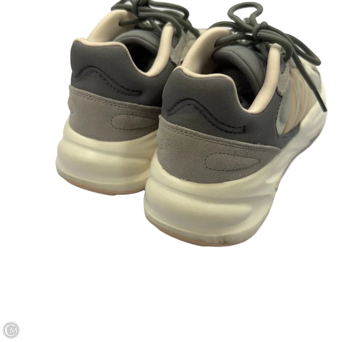 Shoes Athletic By Adidas In Grey, Size: 9