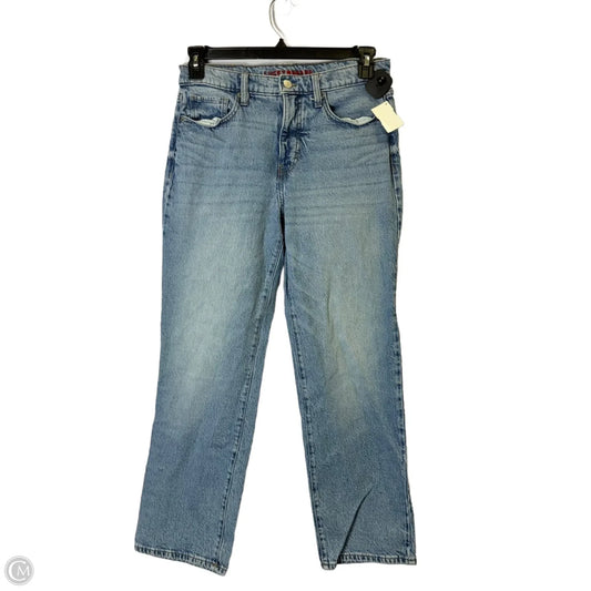 Jeans Straight By Lucky Brand In Blue Denim, Size: 8