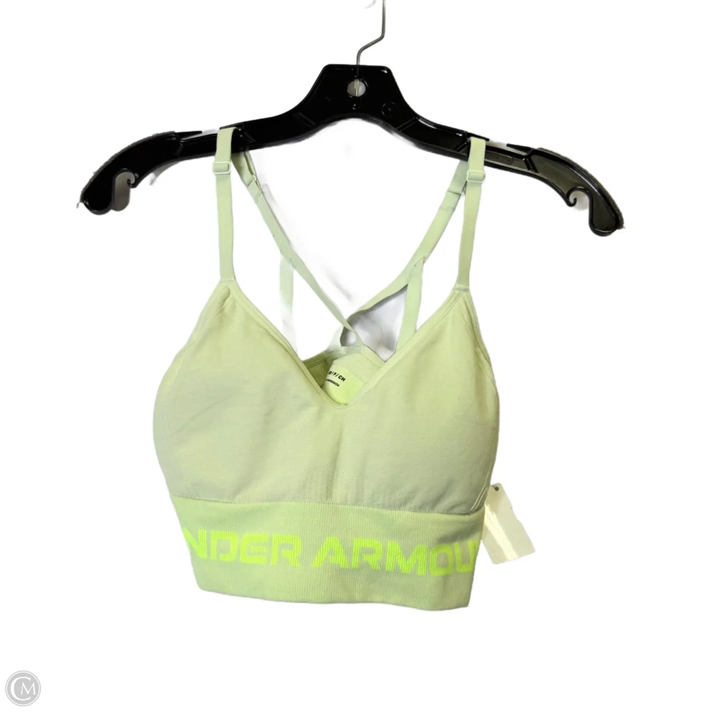 Athletic Bra By Under Armour In Green, Size: S