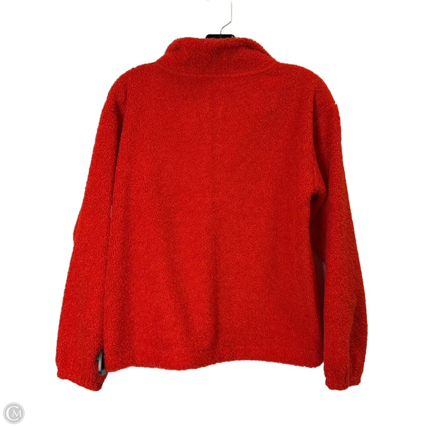 Jacket Faux Fur & Sherpa By Loft In Red, Size: Xs