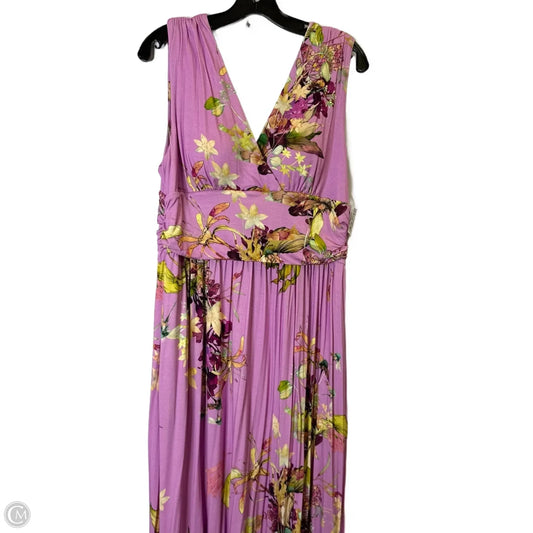 Dress Casual Midi By Soma In Purple, Size: Xl