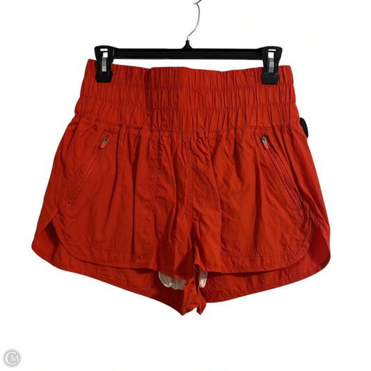 Athletic Shorts By Free People In Orange, Size: Xl