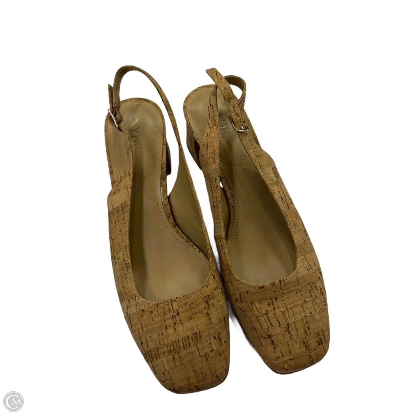 Shoes Heels Block By Not Your Daughters Jeans In Cream, Size: 8.5