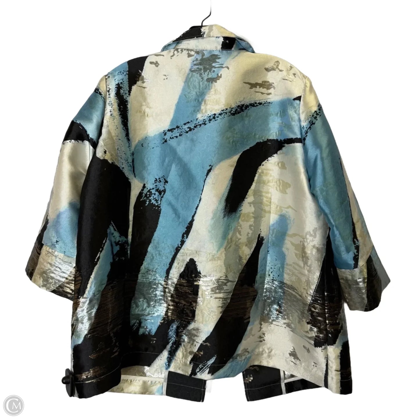 Cardigan By Ming Wang In Blue, Size: L