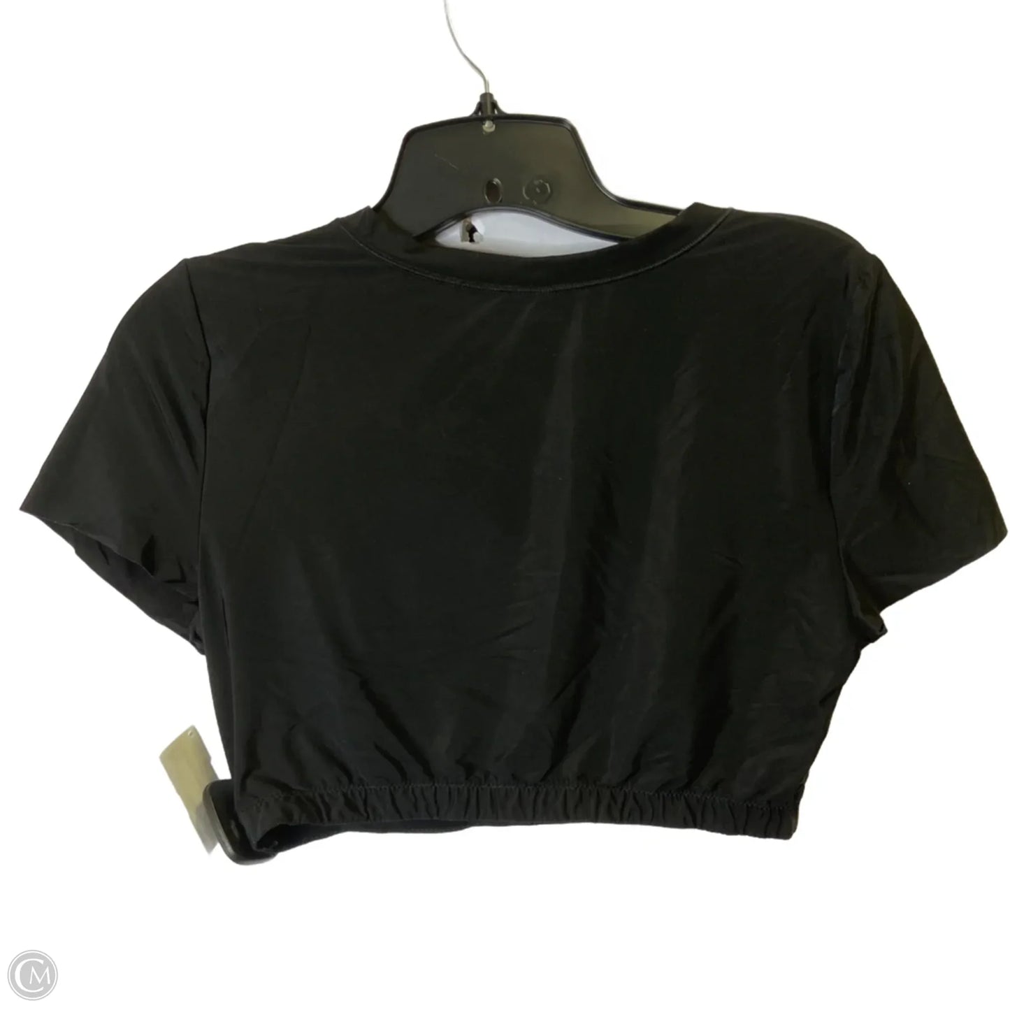 Athletic Top Short Sleeve By Aerie In Black, Size: M