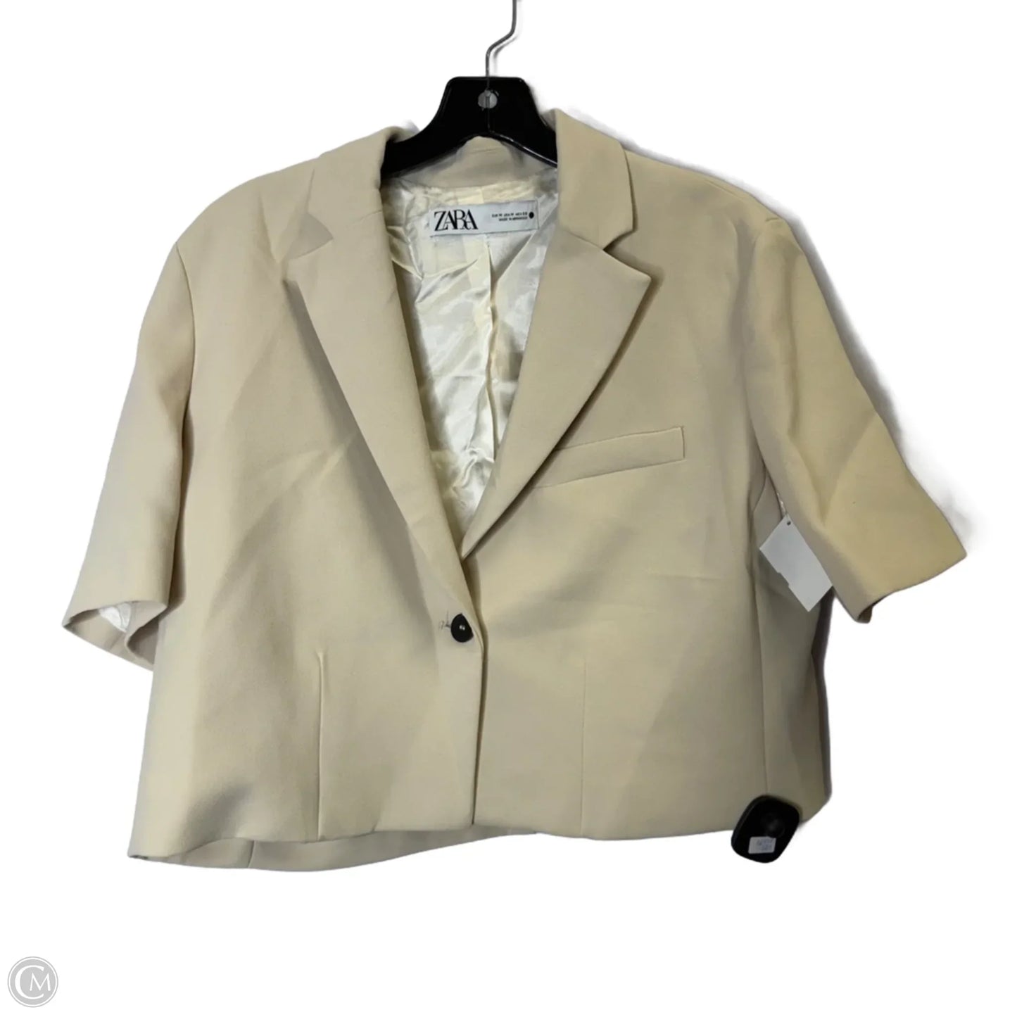 Blazer By Zara In Cream, Size: M