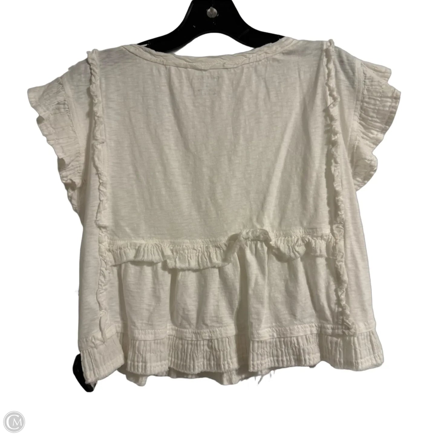 Top Short Sleeve By Pilcro In White, Size: S