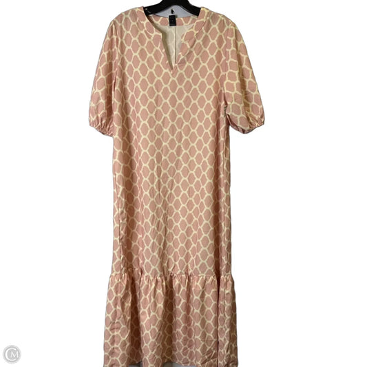 Dress Casual Midi By Emery Rose In Pink, Size: M