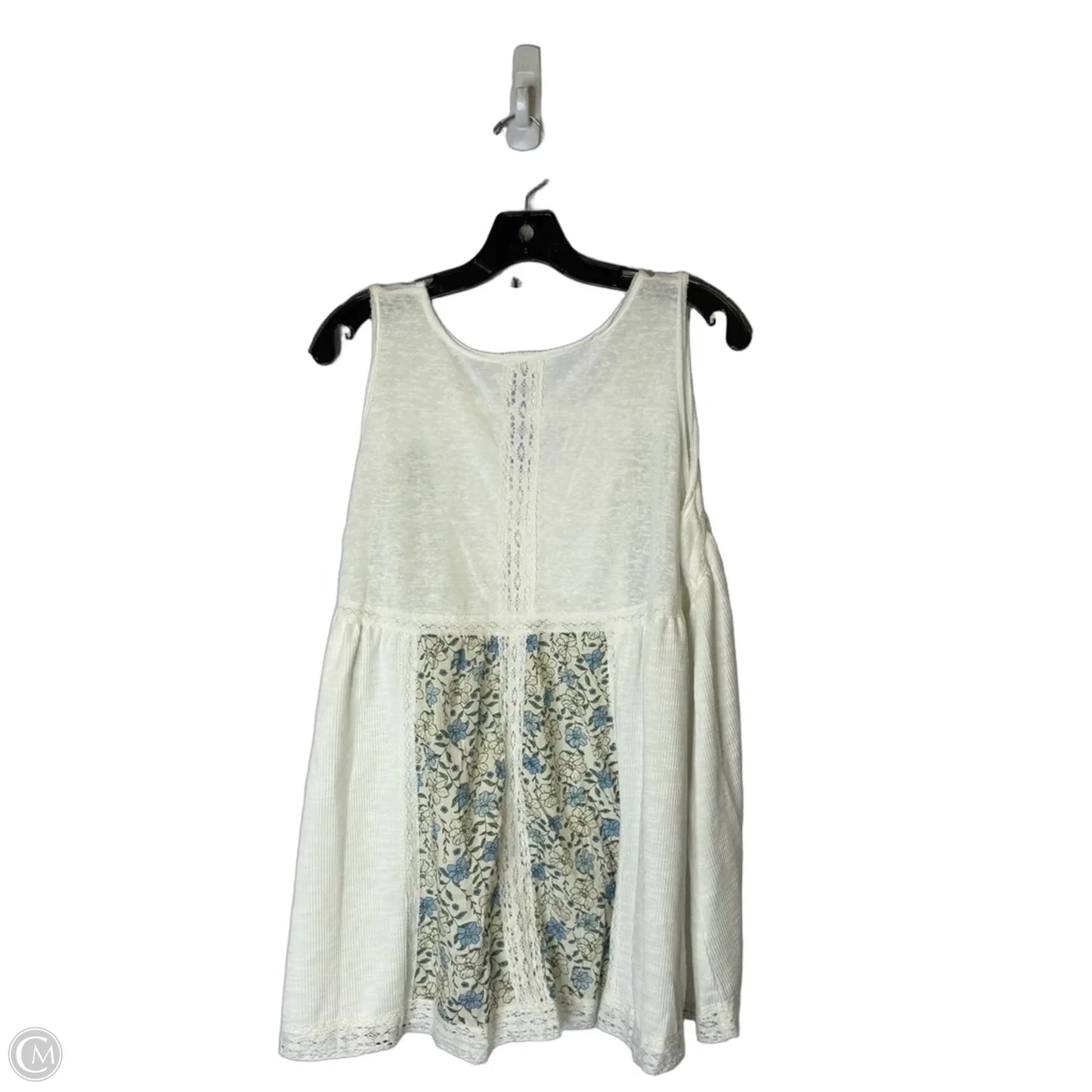 Top Sleeveless By Pol In White, Size: M