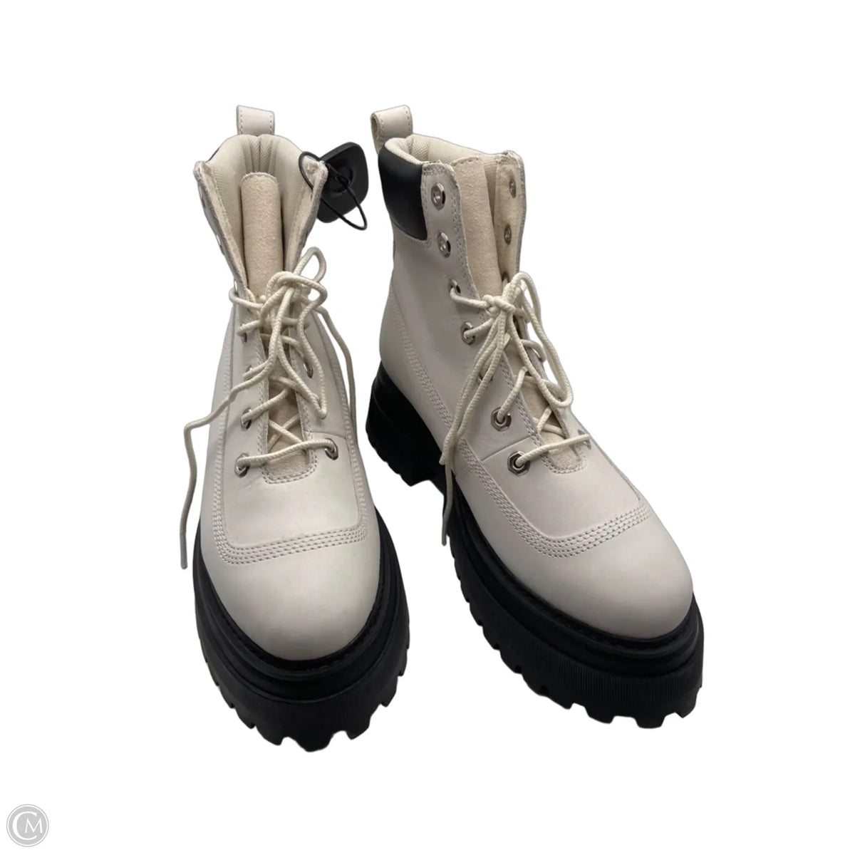 Boots Combat By Timberland In White, Size: 7.5