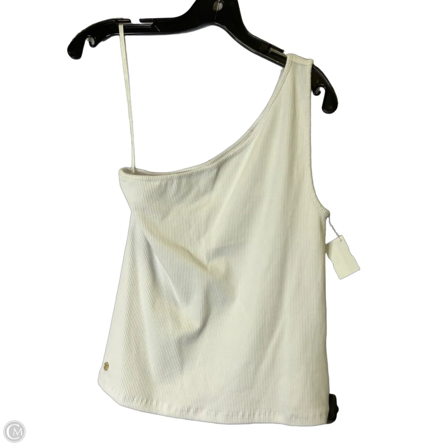 Top Sleeveless By Cmb In White, Size: M