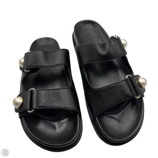 Sandals Luxury Designer By Jimmy Choo In Black, Size: 9