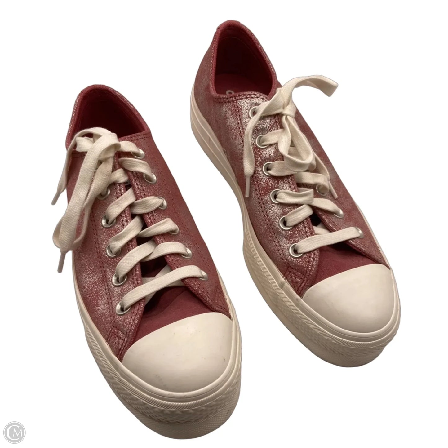 Shoes Sneakers Platform By Converse In Pink, Size: 10