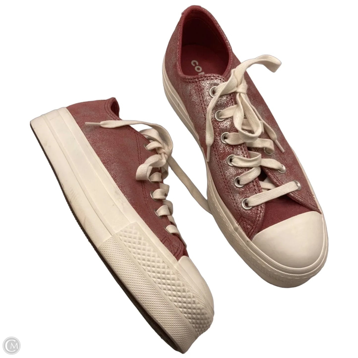 Shoes Sneakers Platform By Converse In Pink, Size: 10