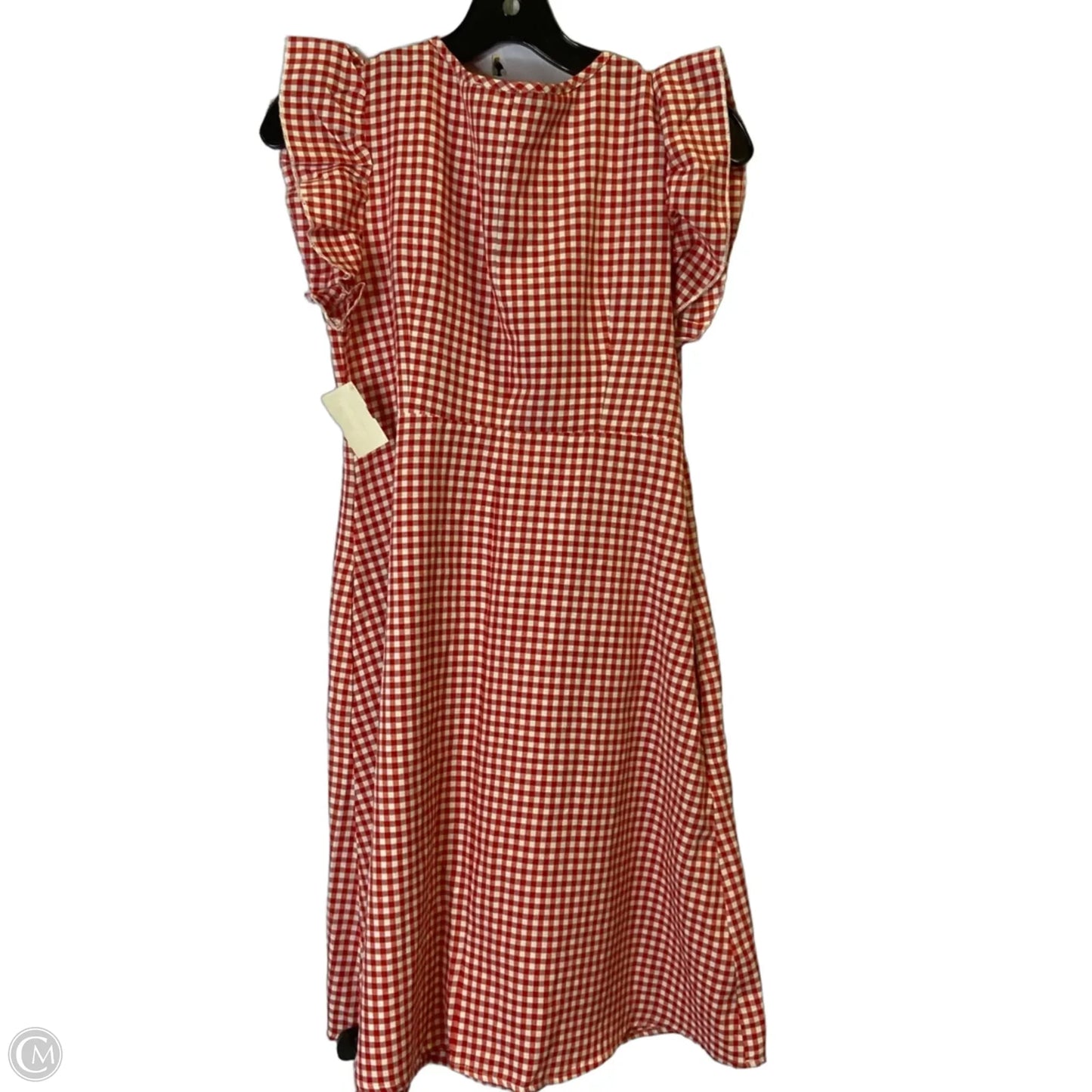 Dress Casual Short By Zanzea In Red, Size: M
