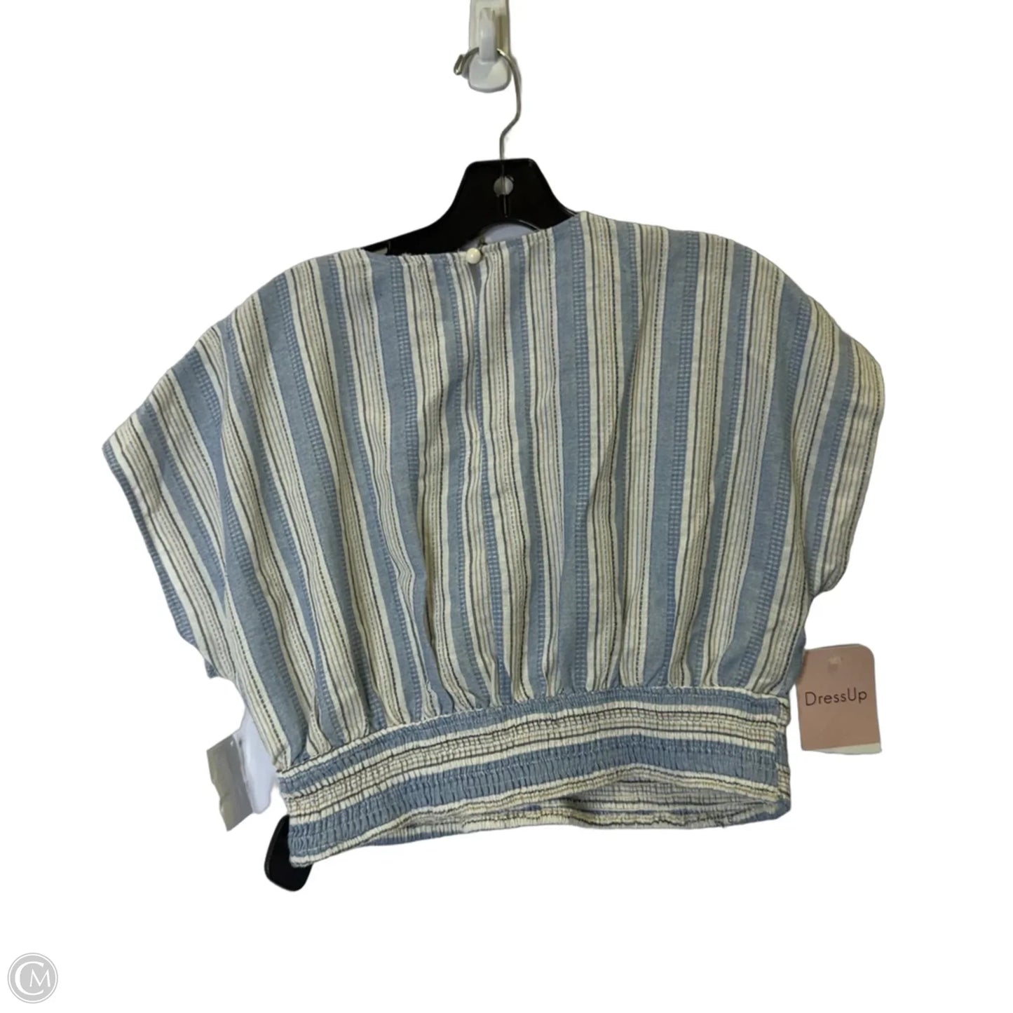 Top Short Sleeve By Cmc In Blue, Size: L