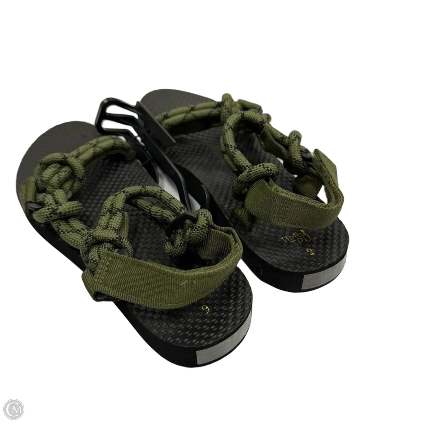 Sandals Sport By Time And Tru In Green, Size: 9