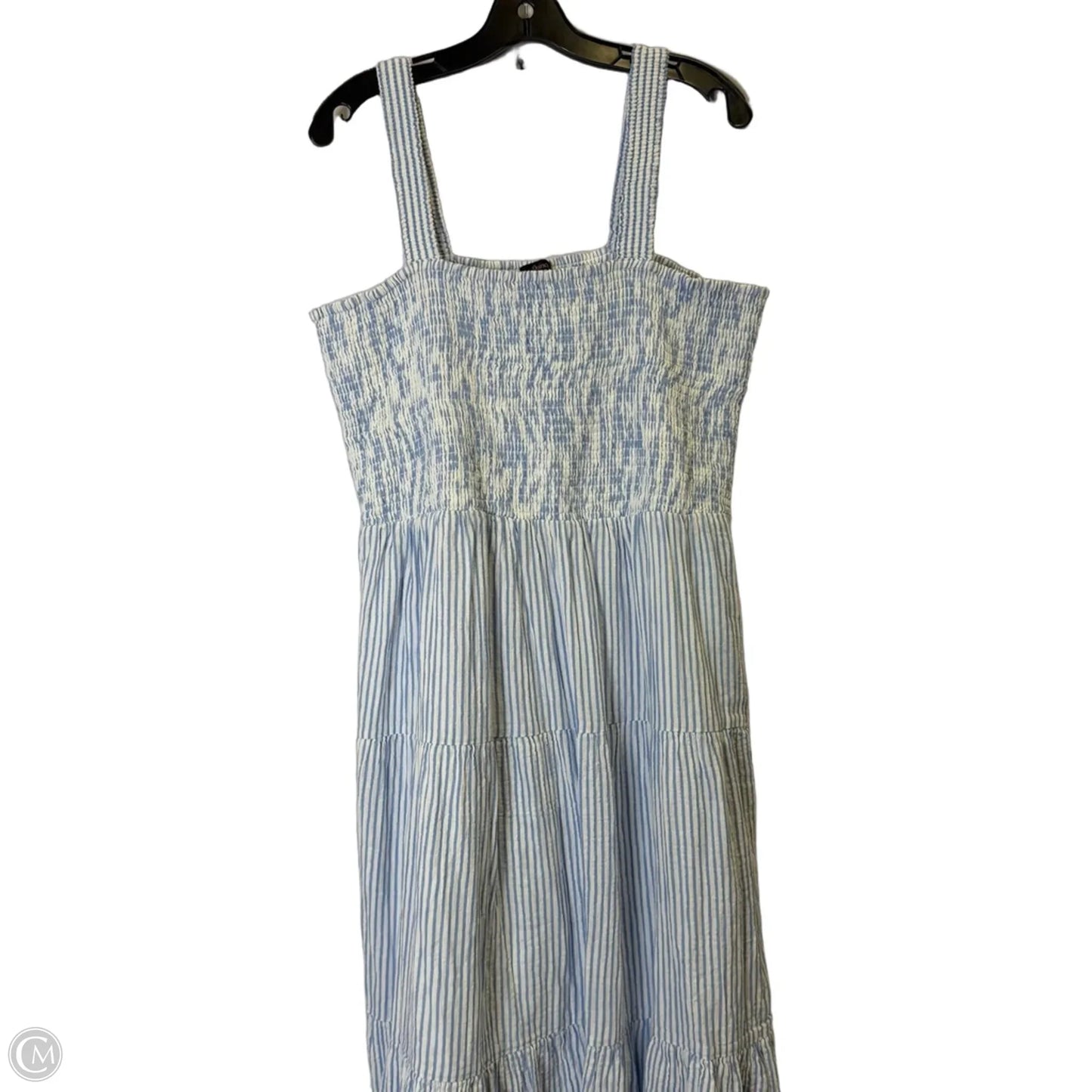 Dress Casual Maxi By Quince In Blue, Size: Xl