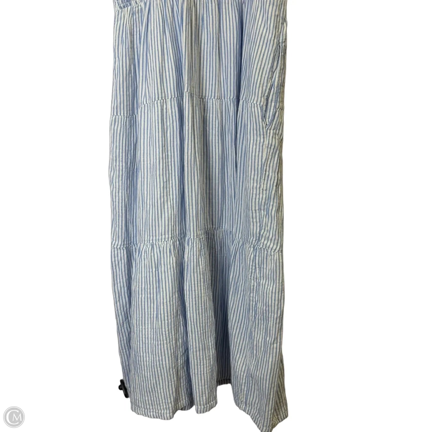 Dress Casual Maxi By Quince In Blue, Size: Xl