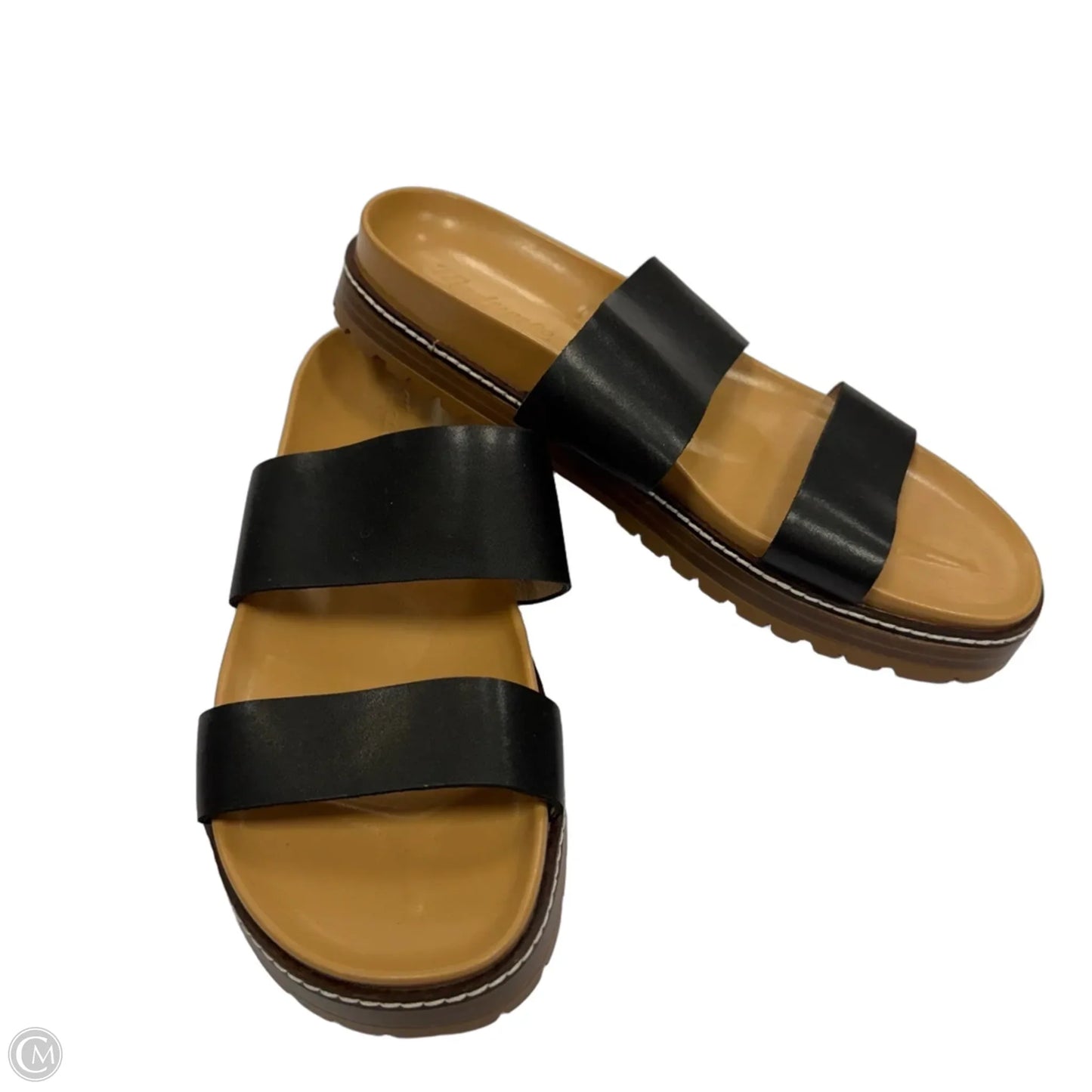 Sandals Flats By Madewell In Black, Size: 8