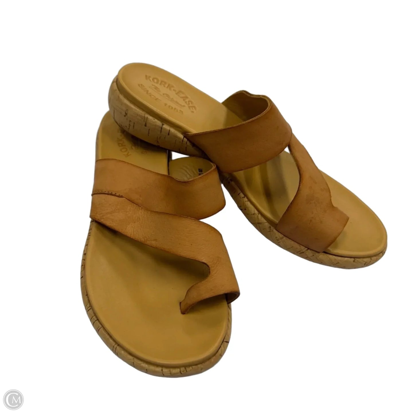 Sandals Flats By Kork Ease In Tan, Size: 8