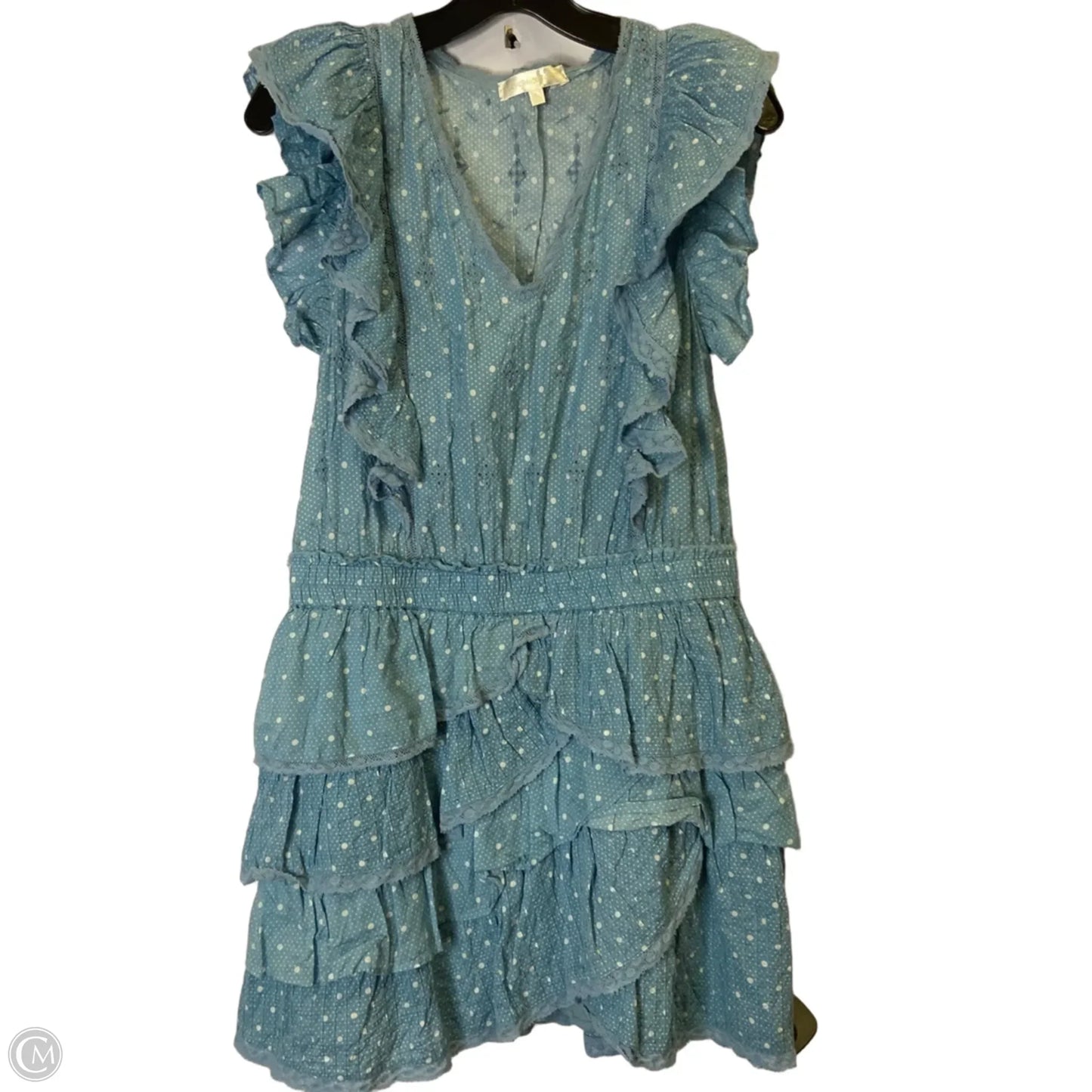 Dress Casual Short By Loveshackfancy In Blue, Size: L