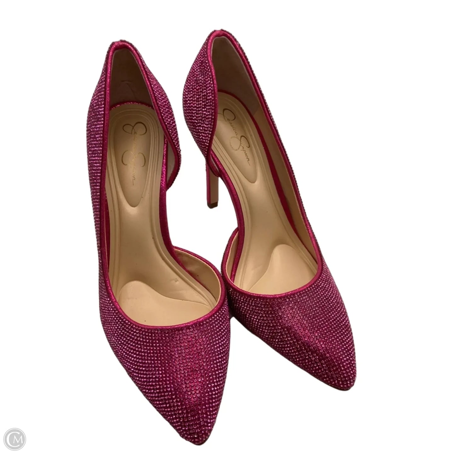 Shoes Heels Stiletto By Jessica Simpson In Pink, Size: 8
