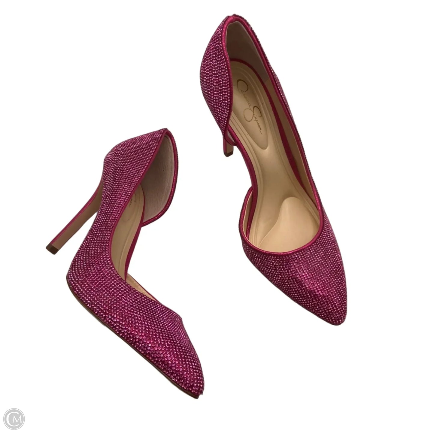Shoes Heels Stiletto By Jessica Simpson In Pink, Size: 8
