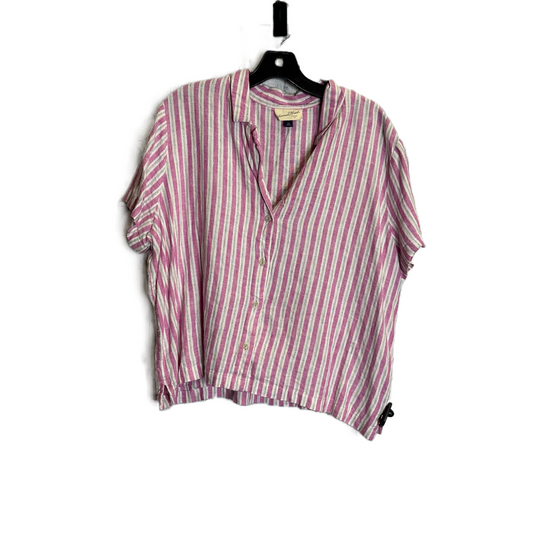 Pink Top Short Sleeve By Universal Thread, Size: Xxl