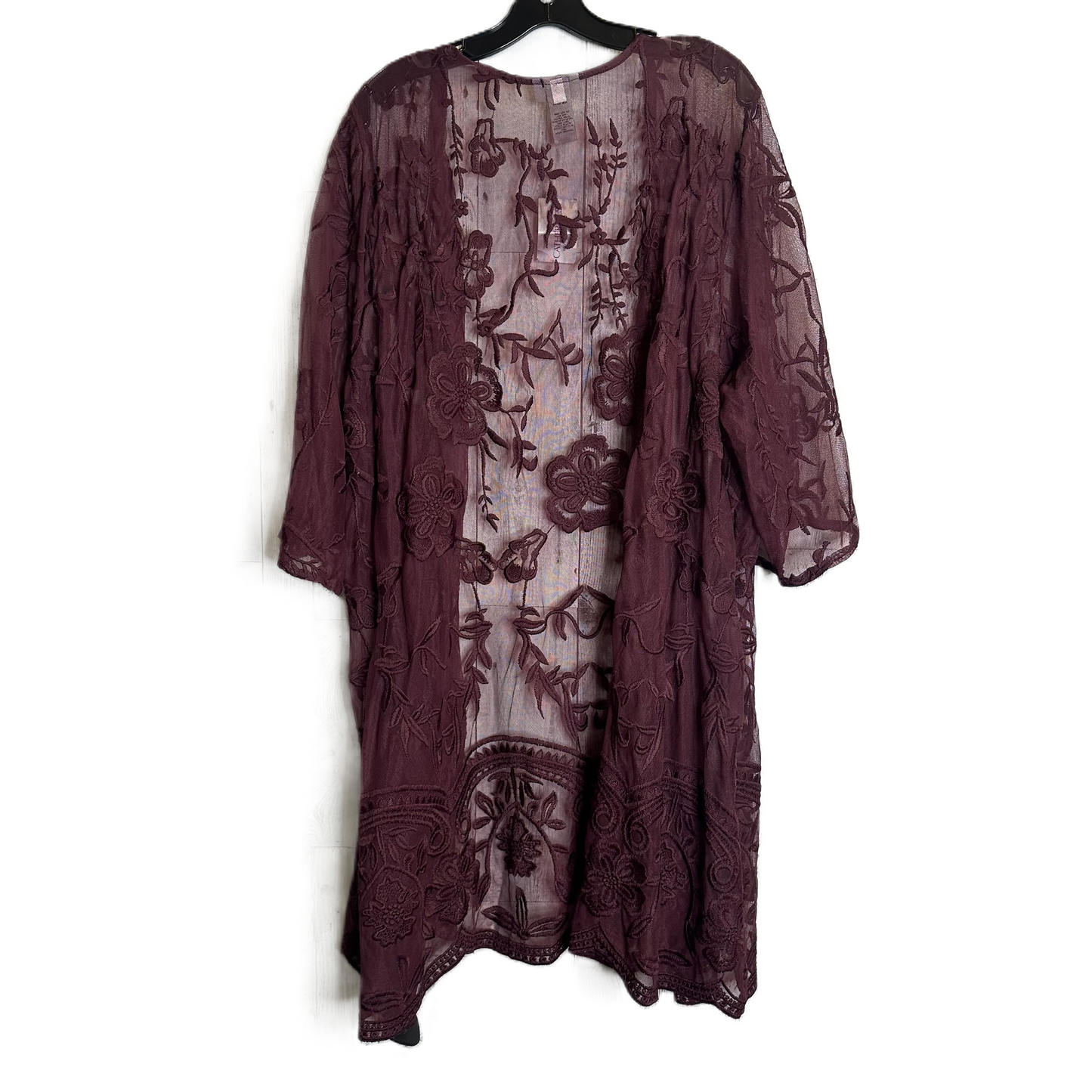 Purple Kimono By Catherines, Size: 3x