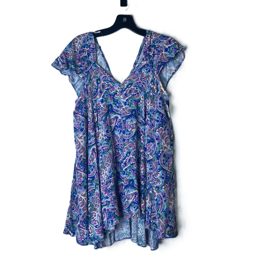 Blue & Purple Top Sleeveless By Matilda Jane, Size: M