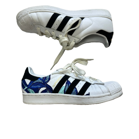 White Shoes Athletic By Adidas, Size: 7.5