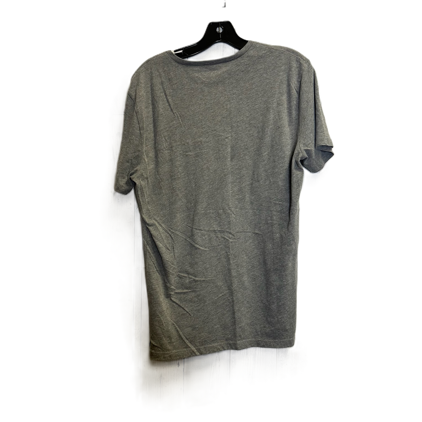 Grey Top Short Sleeve Basic By Old Navy, Size: M