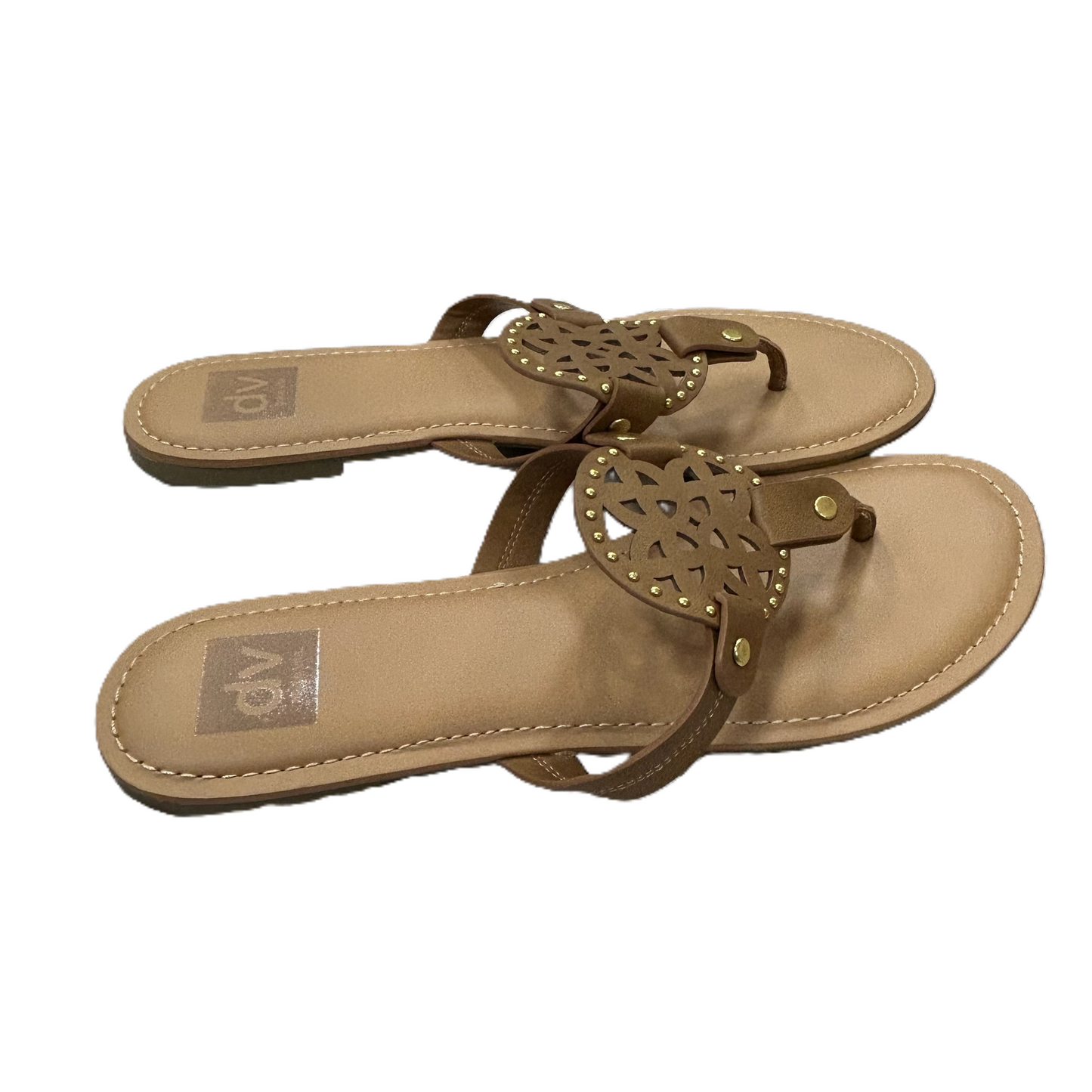 Brown Sandals Flats By Dolce Vita, Size: 11