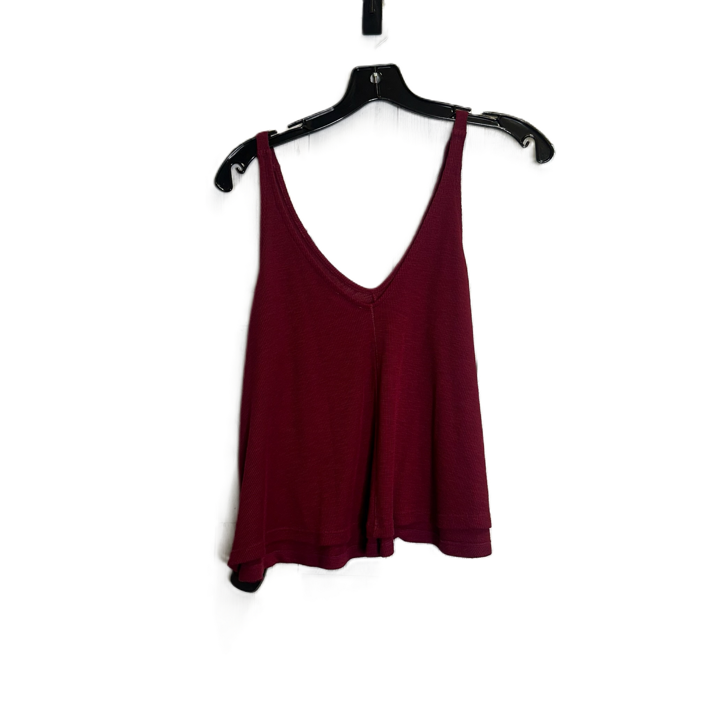 Red Top Sleeveless Basic By Free People, Size: Xs