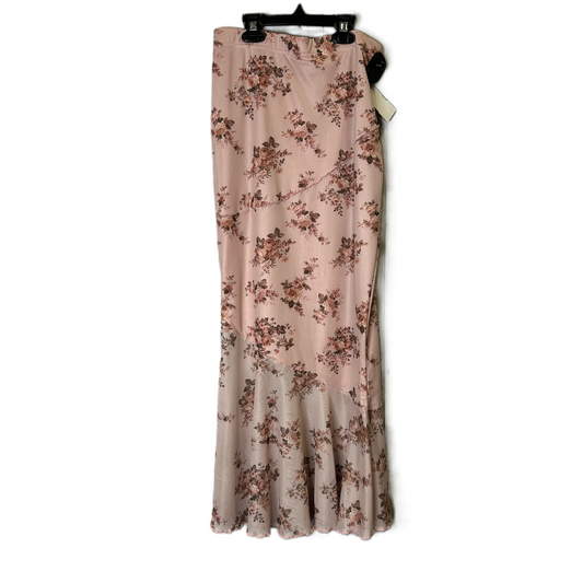 Pink Skirt Maxi By Shein, Size: M