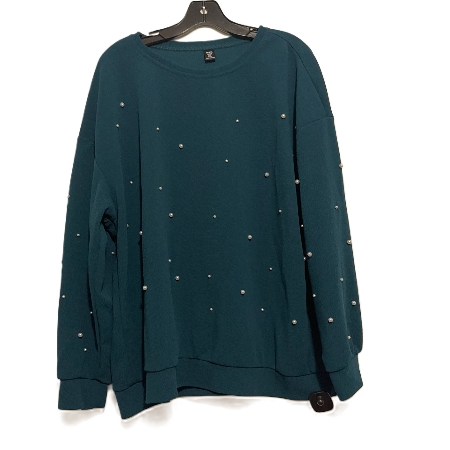 Top Long Sleeve By Shein In Green, Size: 3x