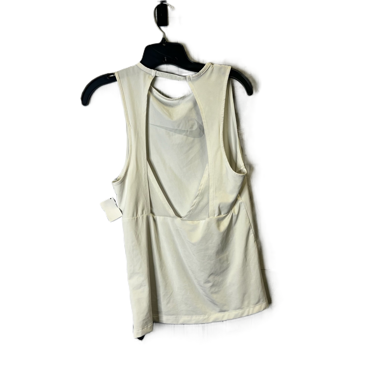White Athletic Tank Top By Nike Apparel, Size: S