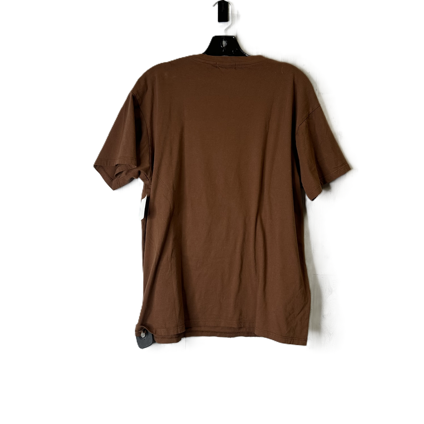 Brown Top Short Sleeve Basic By Altard State, Size: M