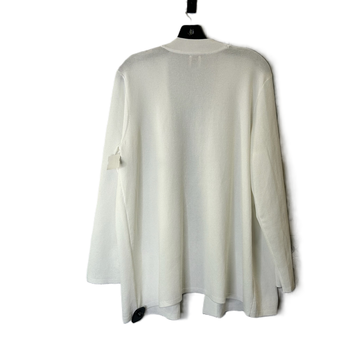 Cardigan By Anne Klein In White, Size: Xl