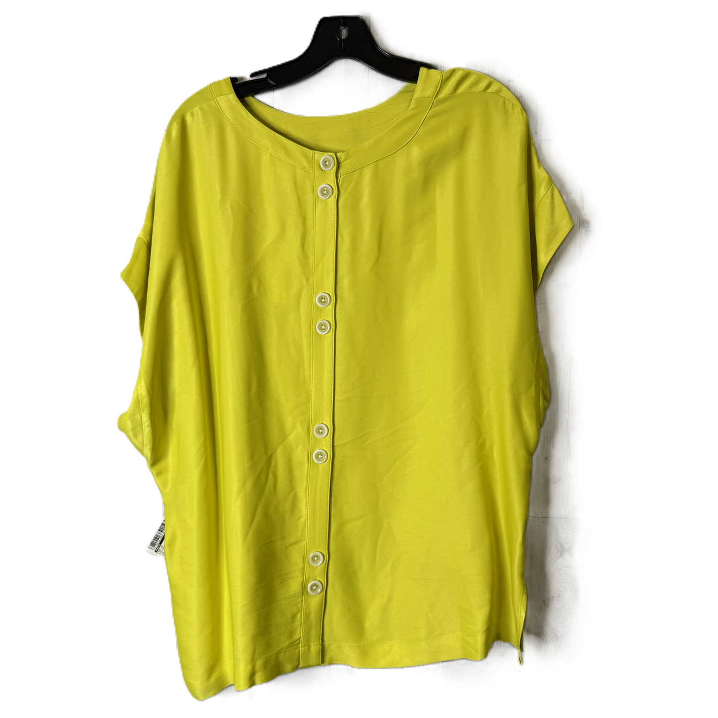 Top Short Sleeve By Maeve In Yellow, Size: Xl