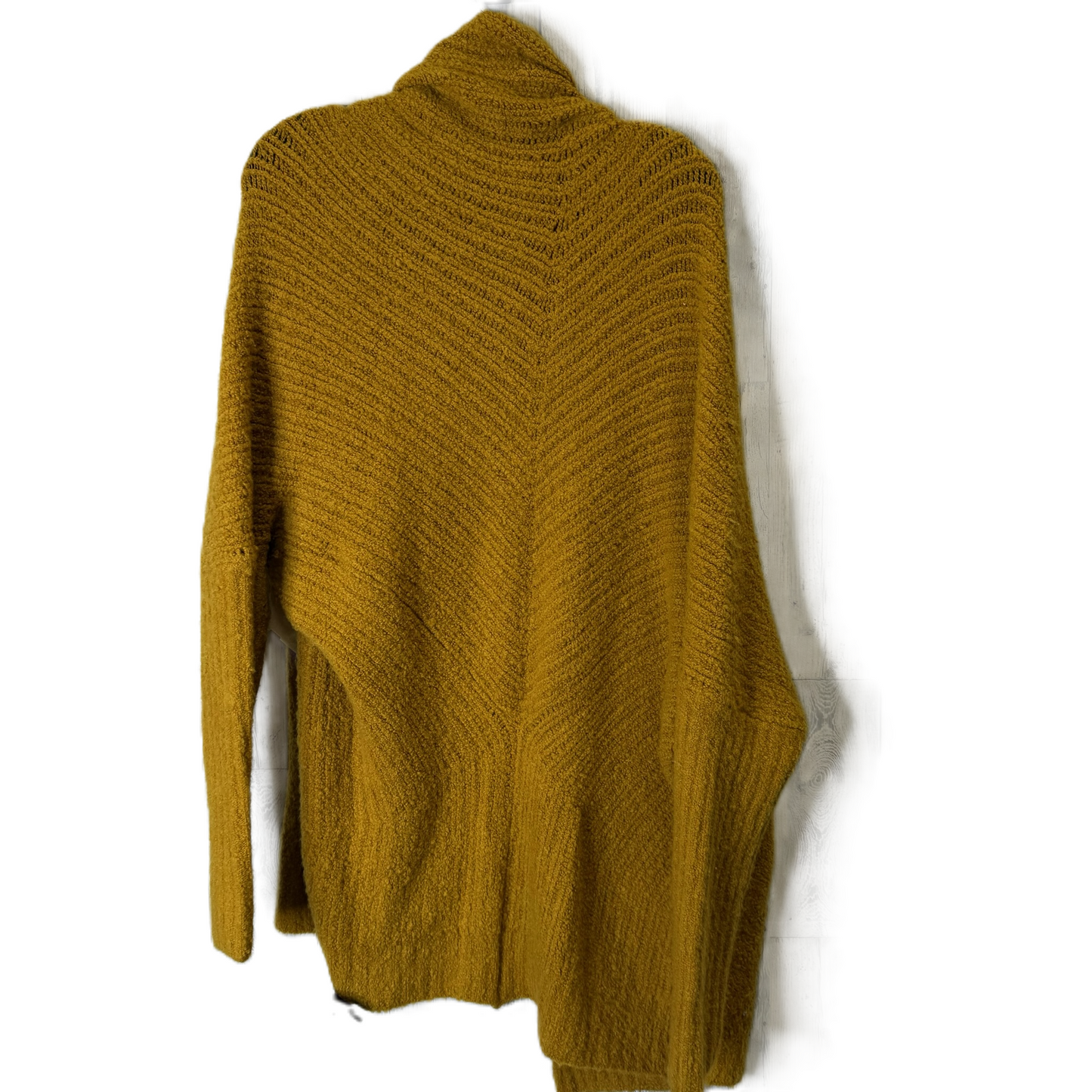 Sweater Cardigan By Sleeping On Snow In Yellow, Size: M