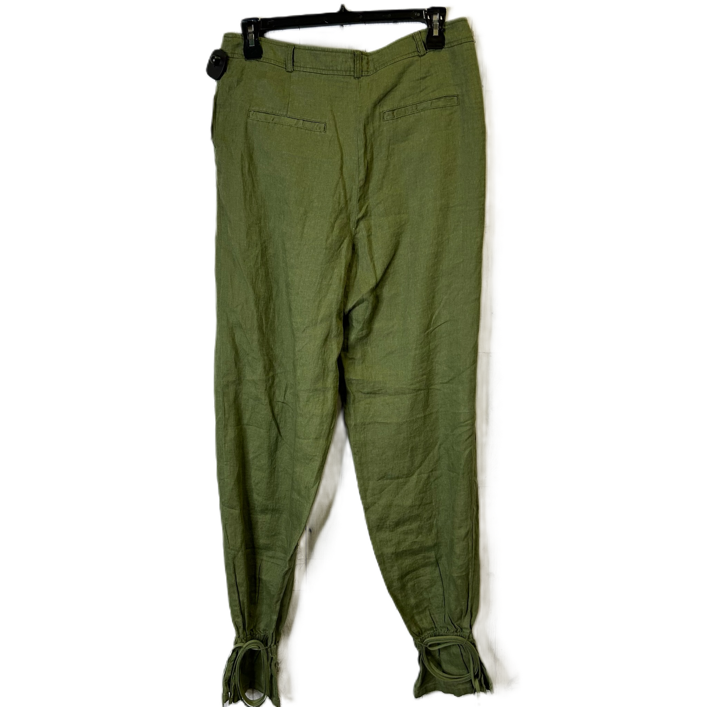 Pants Linen By Anthropologie In Green, Size: 14Tall