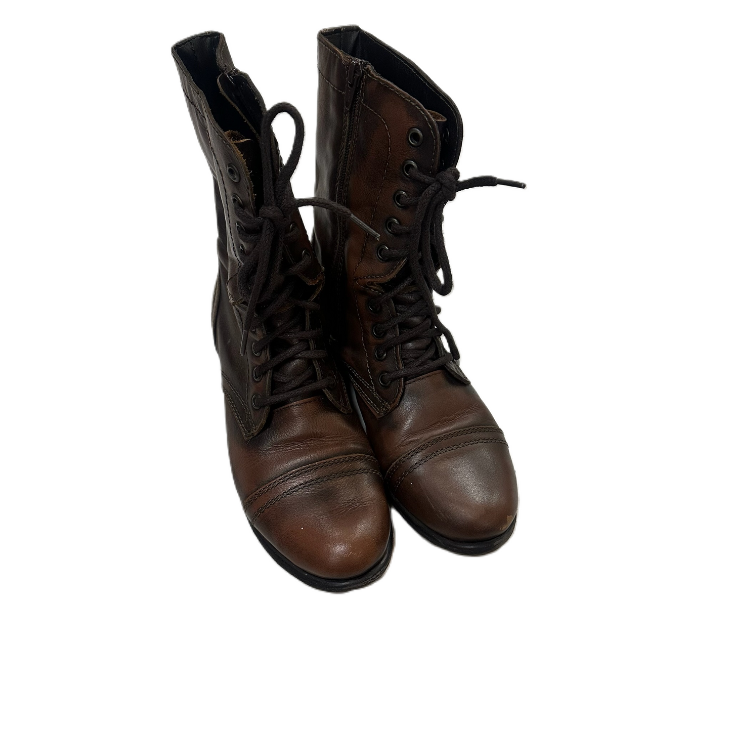 Boots Combat By Steve Madden In Brown, Size: 9.5