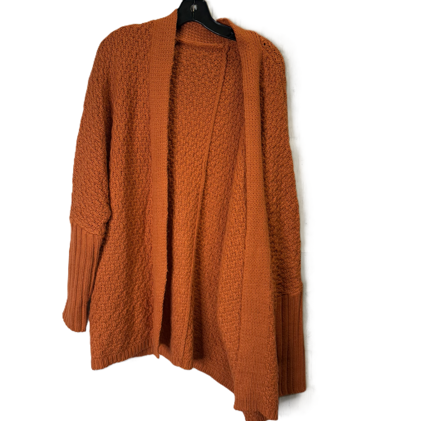 Sweater Cardigan By Clothes Mentor In Orange, Size: Xl