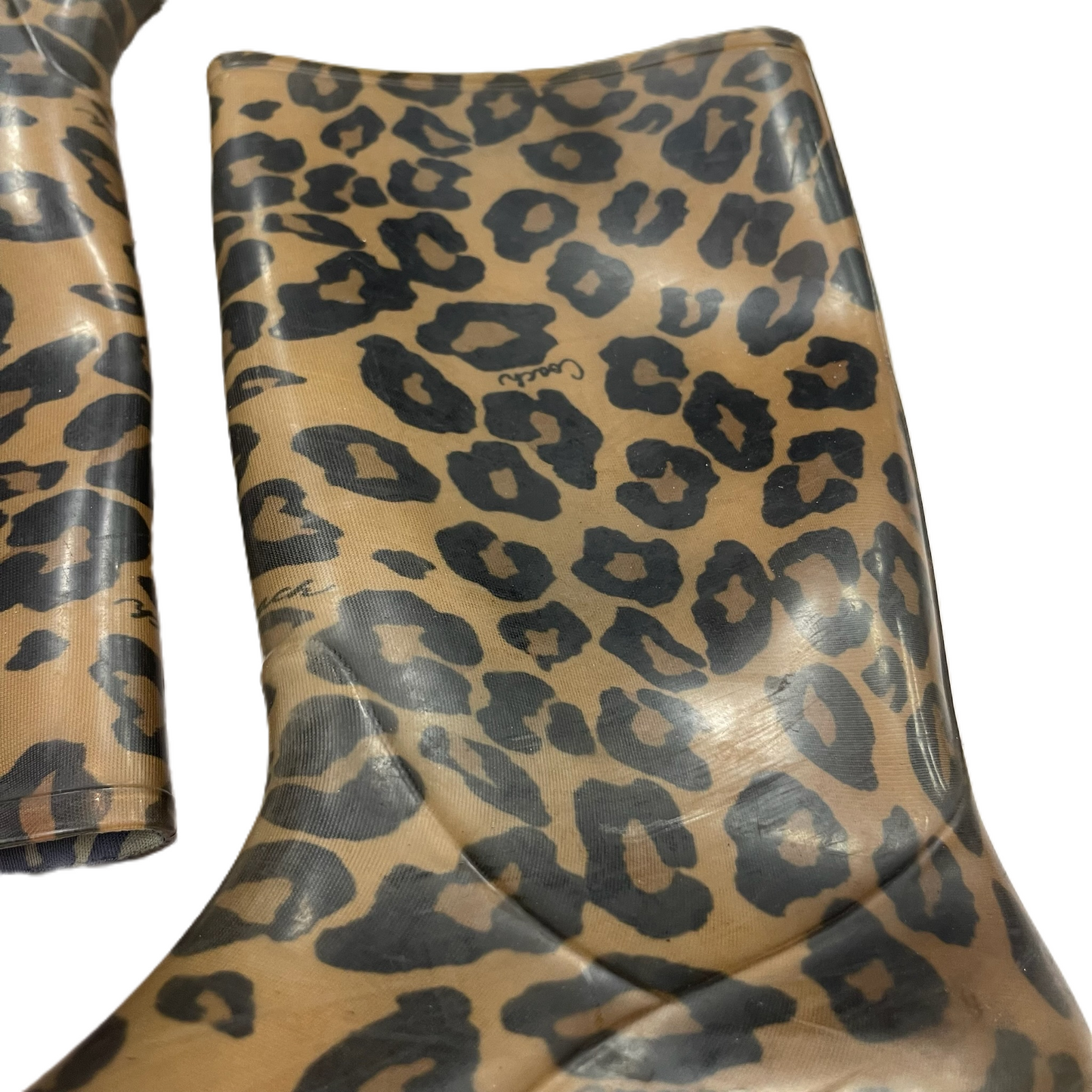 Boots Rain By Coach In Animal Print, Size: 10