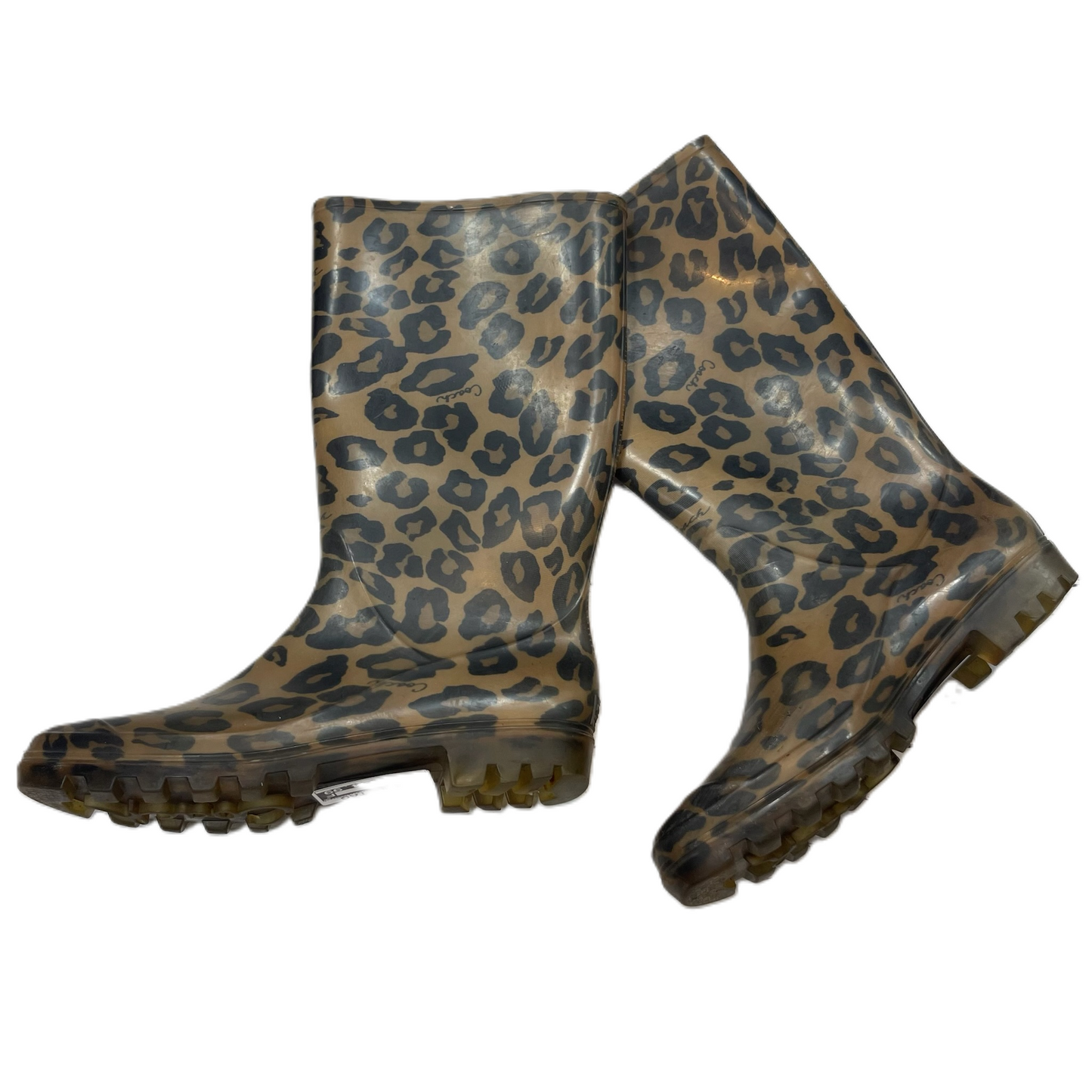 Boots Rain By Coach In Animal Print, Size: 10