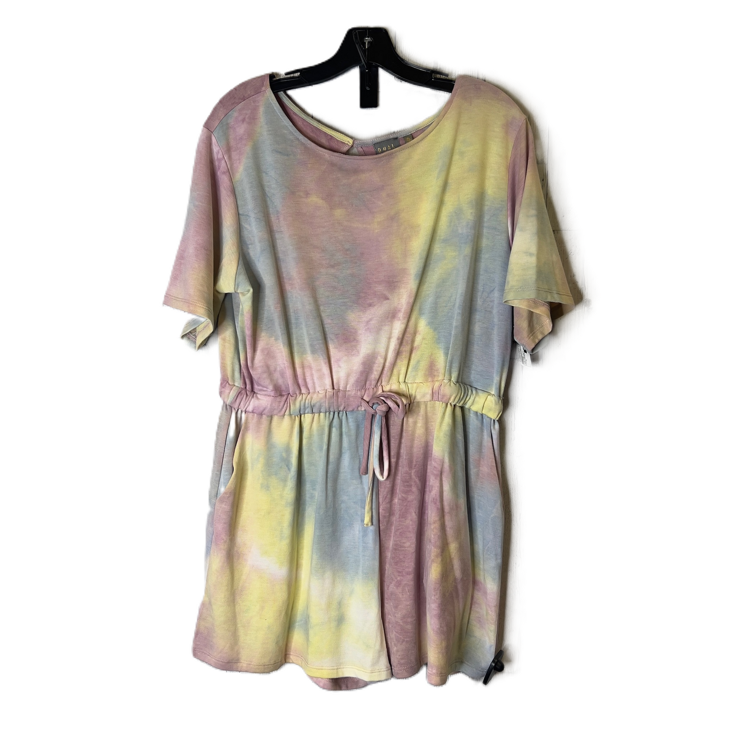 Tie Dye Print Romper By Clothes Mentor, Size: Xl